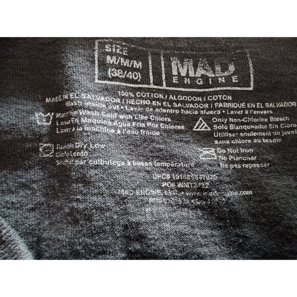 Mad Engine Star Wars Mandalorian Grogu Mens T-Shirt Size Medium Black Cotton - Picture 4 of 5